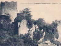 Montreuil Bonnin - les ruines et le château