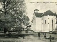 Benassay - La place après 1931